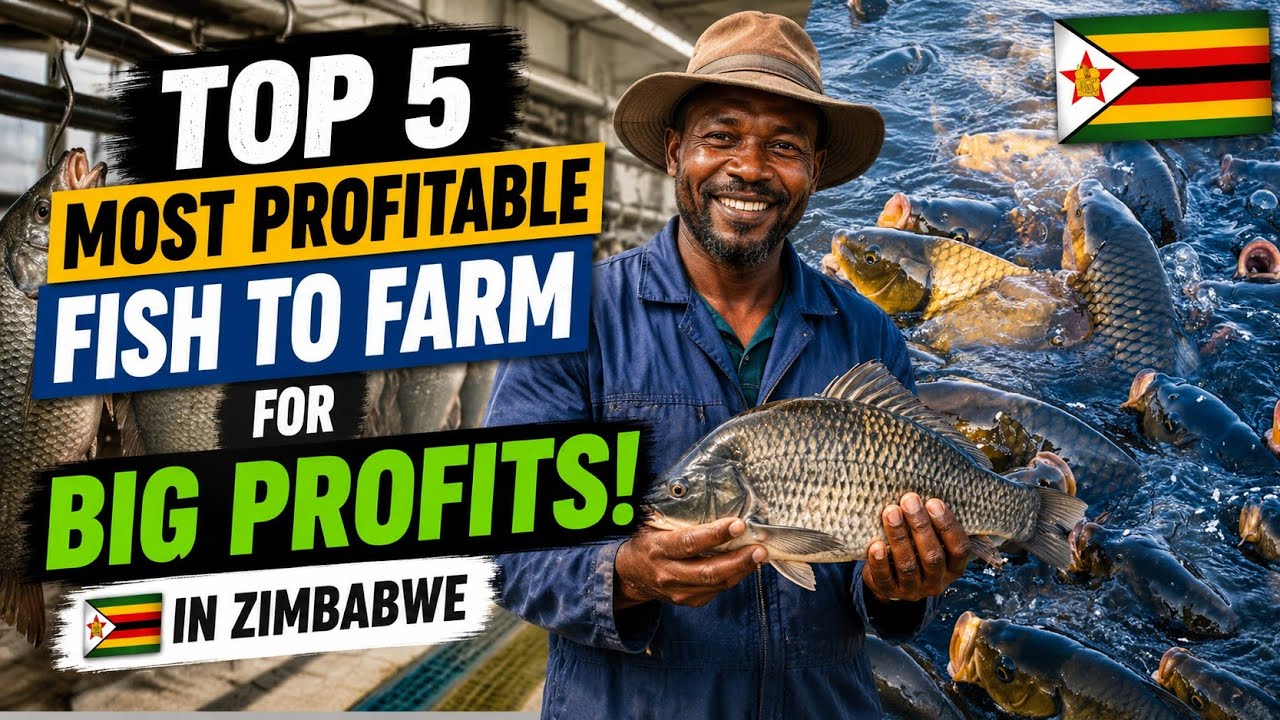 Top 5 Most Profitable Fish To Farm For BIG PROFITS In Zimbabwe
